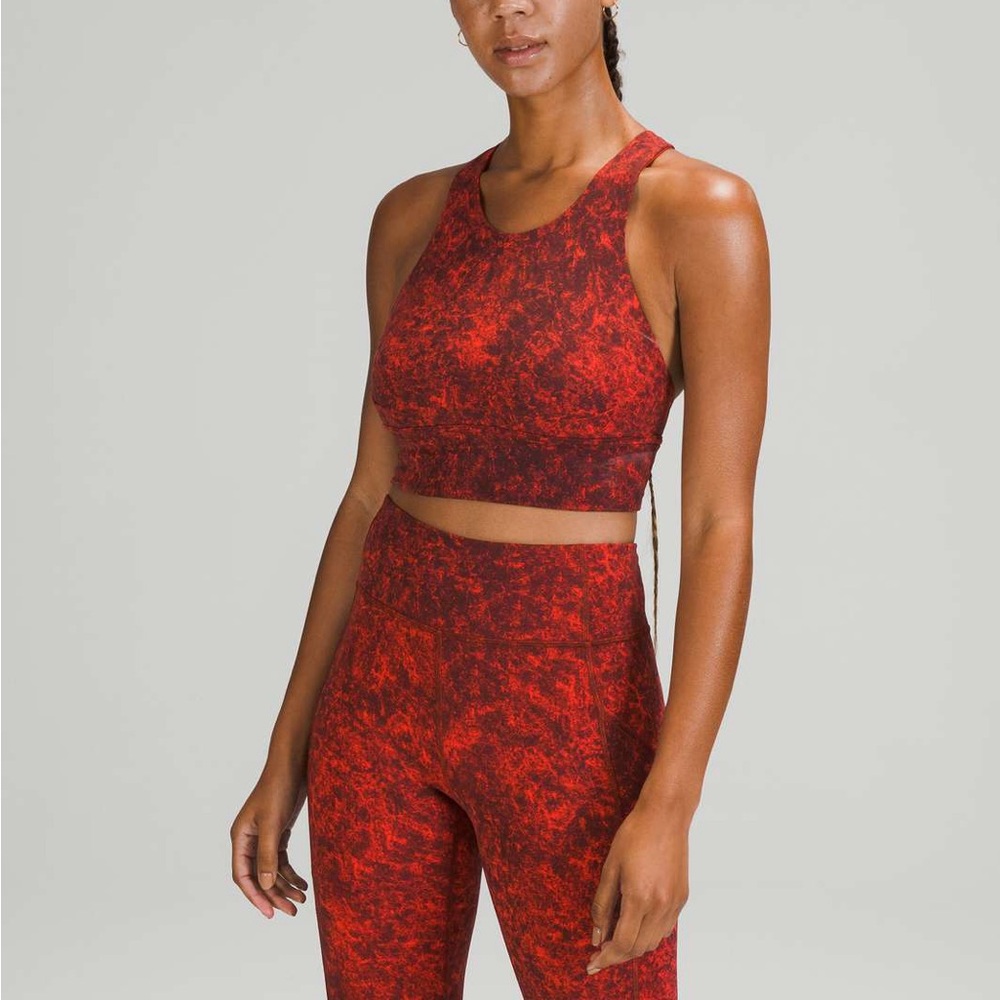 Lululemon Set Wunder Train Crop + LL Bra